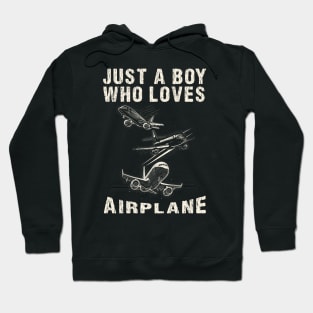 Just a boy who loves airplane Hoodie